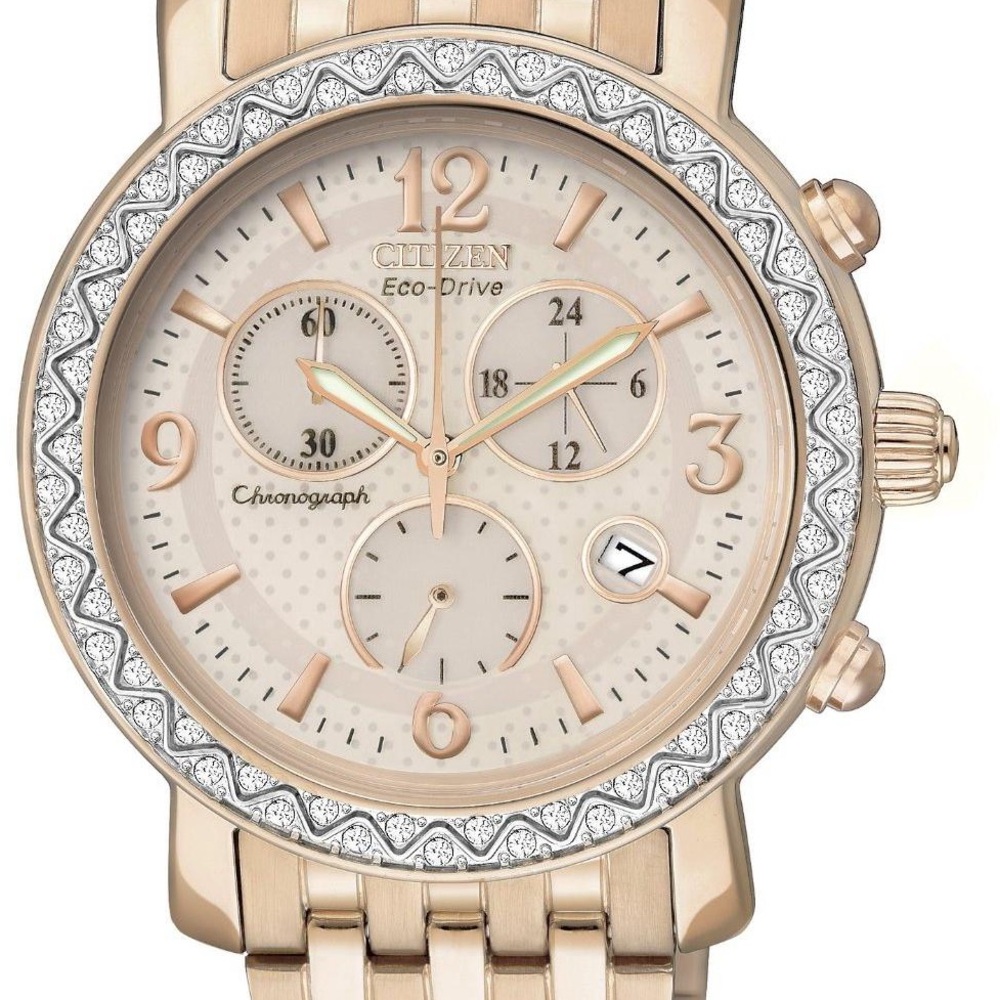 Citizen Eco-Drive Gold Chronograph Watch